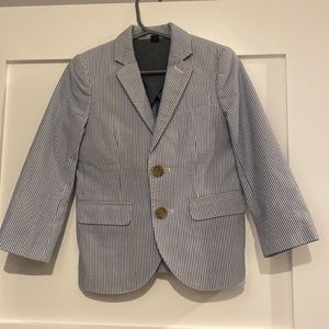 Jcrew seersucker Crewcuts Ludlow Blazer size 4